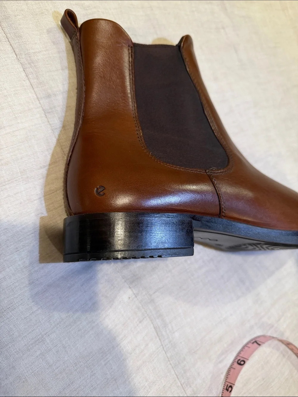 Ecco Men's Chestnut Leather Chukka Boots